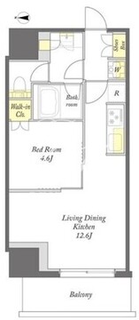 プライムメゾン湯島 503 間取り図