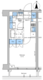 ブラウ戸越銀座テラス 207 間取り図