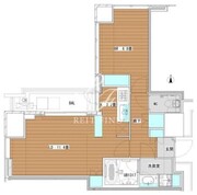 ホワイトタワー浜松町 2202 間取り図