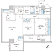 ＭＦＰＲ目黒タワー 1103 間取り図