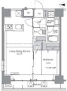 ＢｌｕＲｏｃｋ東品川 201 間取り図
