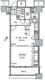 ザ東京タワーズミッドタワー 2319 間取り図