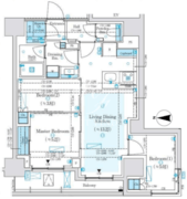 パークリュクス神田 1001 間取り図