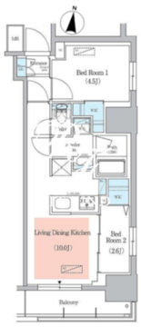 アーバネックス千代田淡路町 1001 間取り図