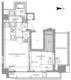 ＢｌｕＲｏｃｋ東品川 802 間取り図