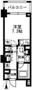 レジディア中落合 B306 間取り図