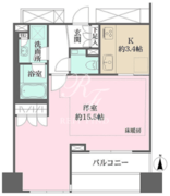 パークハウス平河町 202 間取り図 ?>