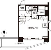 レジディア御茶ノ水 1001 間取り図