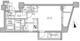 レジディア大井町2 505 間取り図
