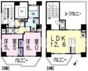 サンマルティーノ東麻布 801 間取り図