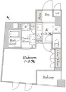 ミリアレジデンス日本橋人形町2 801 間取り図