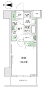 スタイリオ蒲田2 1203 間取り図