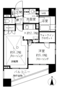 プライア渋谷 807 間取り図
