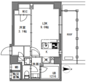 エスレジデンス東陽町フェリズ 803 間取り図 ?>