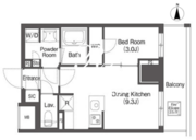 コンフォリア森下リバーサイド 714 間取り図