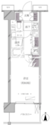 エースタンダード芝浦 402 間取り図