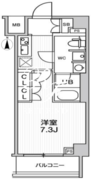 ジェノヴィア本所吾妻橋2スカイガーデン 608 間取り図