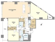 ラサンテ池田山 1801 間取り図