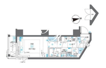 ズーム新宿下落合 403 間取り図