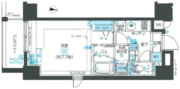 ズーム西新宿 803 間取り図