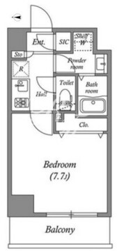 グランパセオ両国2 302 間取り図
