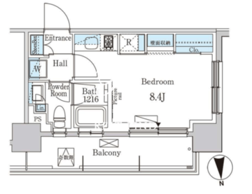 パークアクシス学芸大学レジデンス 301 間取り図