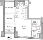 プライムガーデン駒沢大学 501 間取り図