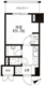 レジディア東品川 509 間取り図