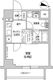 グランドルチェ門前仲町 602 間取り図