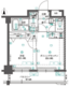 オルタナ錦糸町 303 間取り図