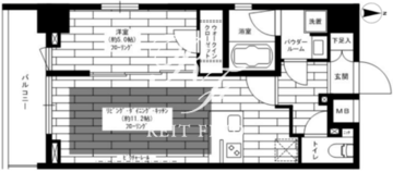 グランドコンシェルジュ吾妻橋 404 間取り図