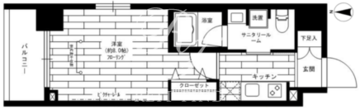 グランドコンシェルジュ吾妻橋 501 間取り図