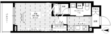 グランドコンシェルジュ吾妻橋 702 間取り図