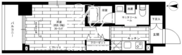 グランドコンシェルジュ吾妻橋 701 間取り図