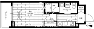 グランドコンシェルジュ吾妻橋 302 間取り図