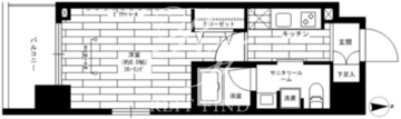 グランドコンシェルジュ吾妻橋 206 間取り図