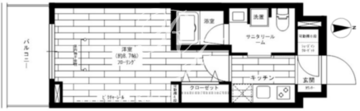 グランドコンシェルジュ吾妻橋 205 間取り図