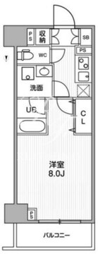 ジェノヴィア南千住4スカイガーデン 503 間取り図