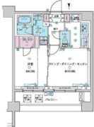 ジェノヴィア南千住4スカイガーデン 705 間取り図