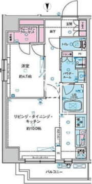 ジェノヴィア南千住4スカイガーデン 901 間取り図