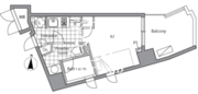 レジディア目白2 701 間取り図