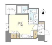 シティハウス東京新橋 210 間取り図