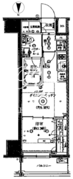 アルテシモクレルトルテ 1203 間取り図