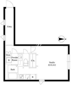 パセオ東新宿 205 間取り図