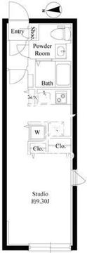 パセオ東新宿 402 間取り図