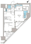 ルフォンプログレ蔵前プレミア 1005 間取り図