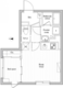 ハーモニーフラッツ住吉 403 間取り図