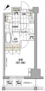 パークハビオ渋谷 403 間取り図