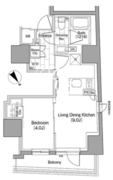 nido品川戸越 901 間取り図