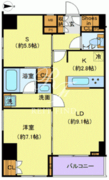 ジェノヴィア東日本橋駅前グリーンヴェール 1103 間取り図